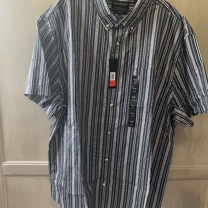 NWT mens button up xxl short sleeve shirt banana republic factory new with tags